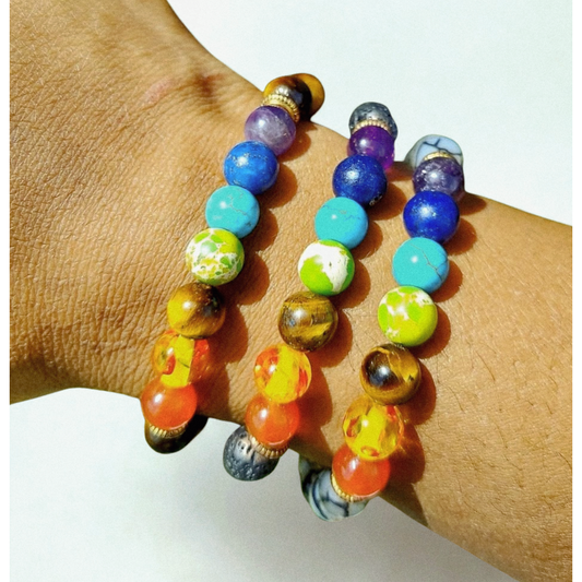 Aligned AF 7 Chakra Bracelets